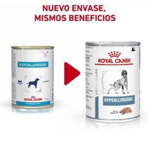 royal canin Hypoallergenic perro lata change