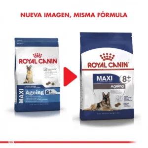 royal canin maxi +8 change