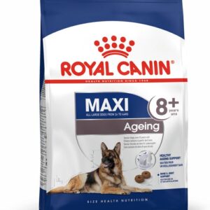 royal canin maxi +8 front