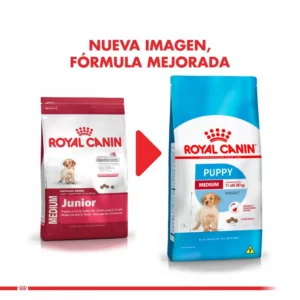 royal canin medium puppy change