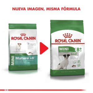 royal canin mini adulto 8+ change