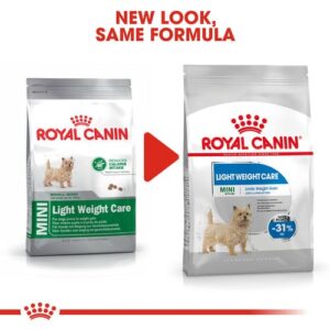 royal canin mini light change