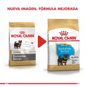 royal canin yorkshire terrier puppy change