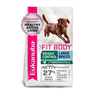 Eukanuba Weight Control Large Breed front perro