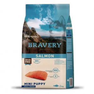 bravery puppy salmon mini small front