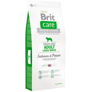 brit care adulto large breed salmon y potato front