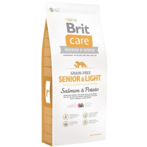 brit care senior light all breed front
