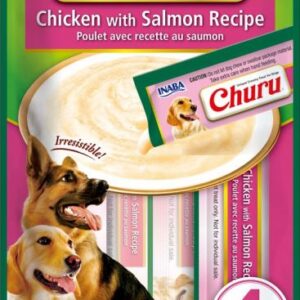 churu snack perro pollo y salmon front