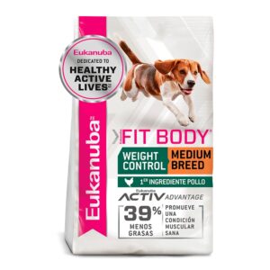 eukanuba weight control medium breed perro front