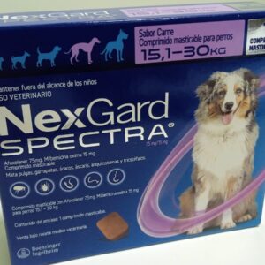 nexgard spectra perro 15 a 30 Kg front 1 comprimido