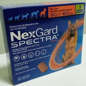 nexgard spectra perro 30 a 60 Kg front 1 comprimido