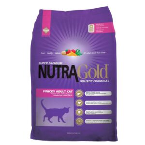 nutra gold adulto finicky front gato