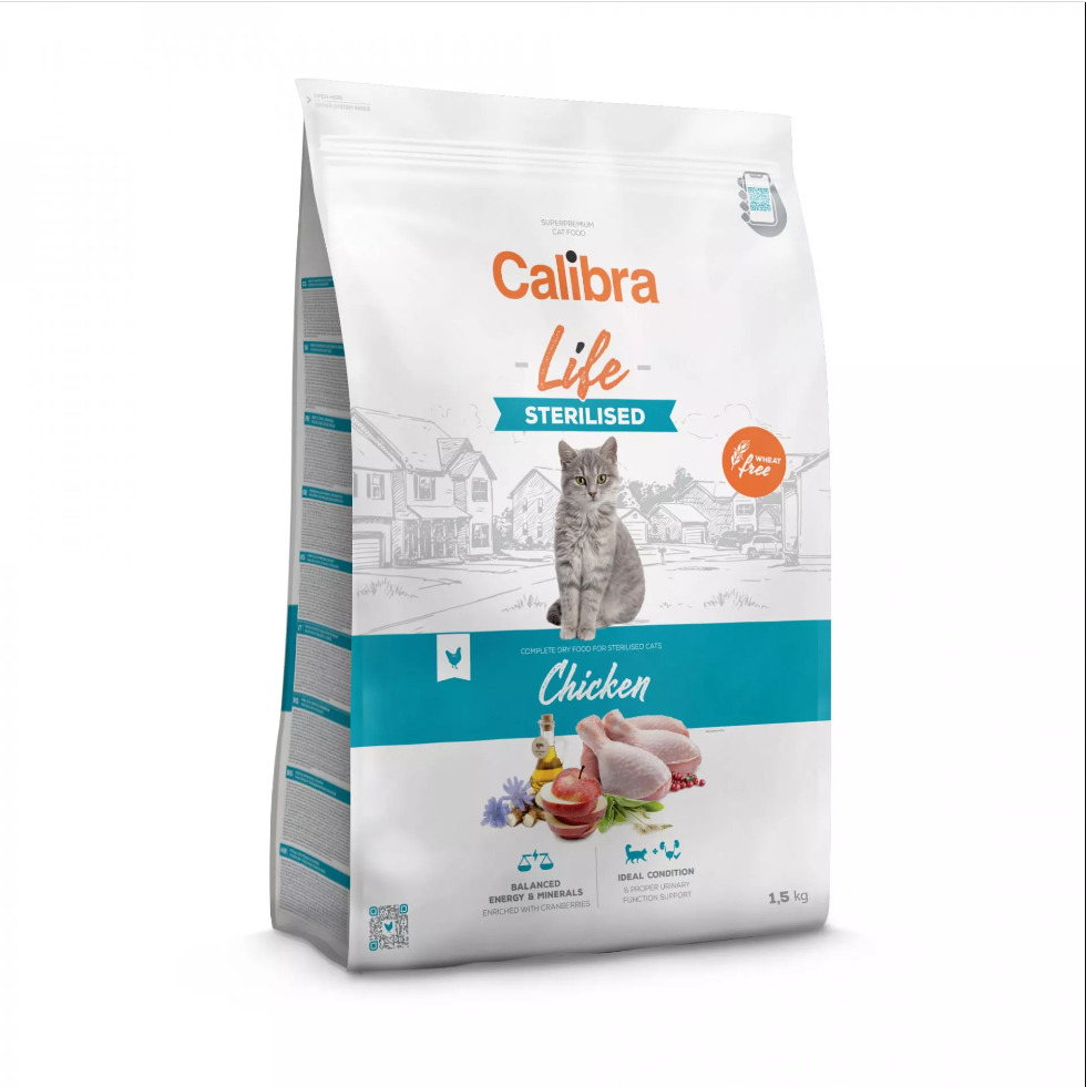 Calibra gato Sterilized Chicken- Pollo 1.5kg