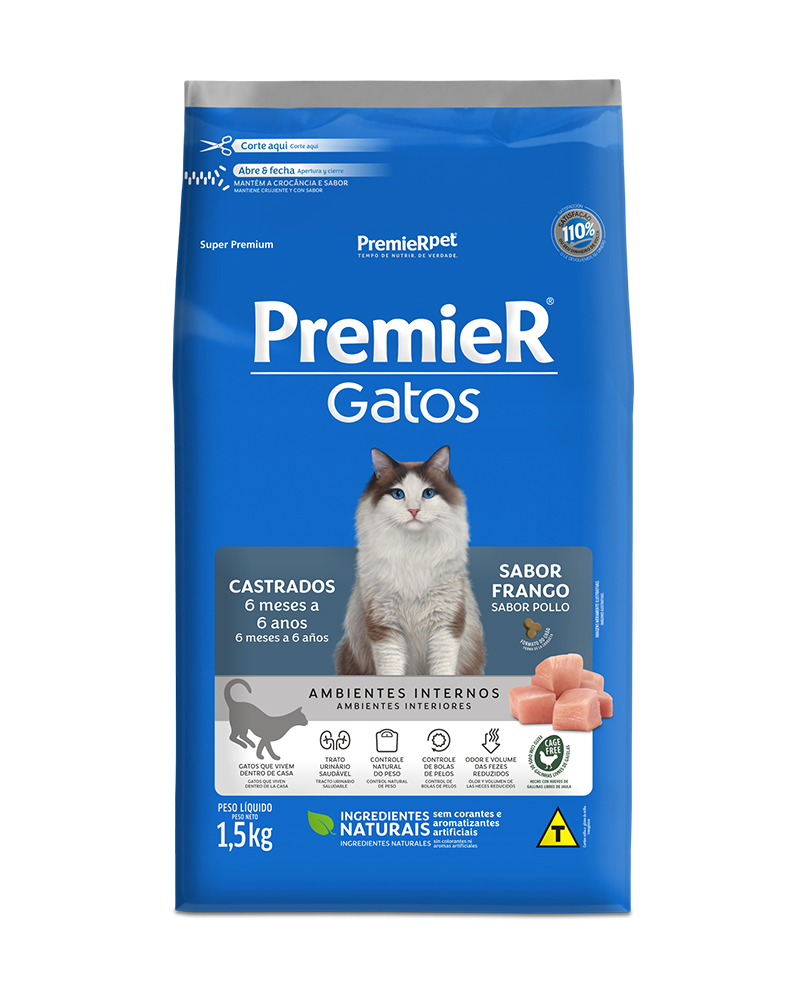 Premier Pet Gato Castrado 1.5k frontal