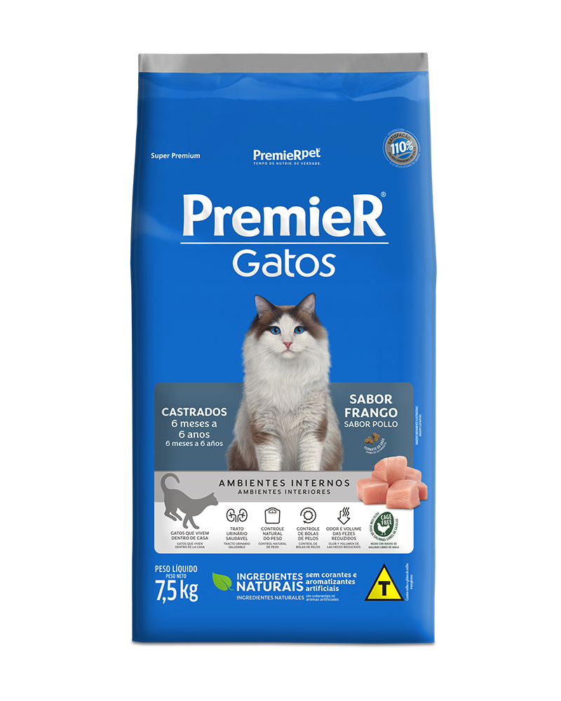 Premier Pet Gato Castrado 7.5k frontal